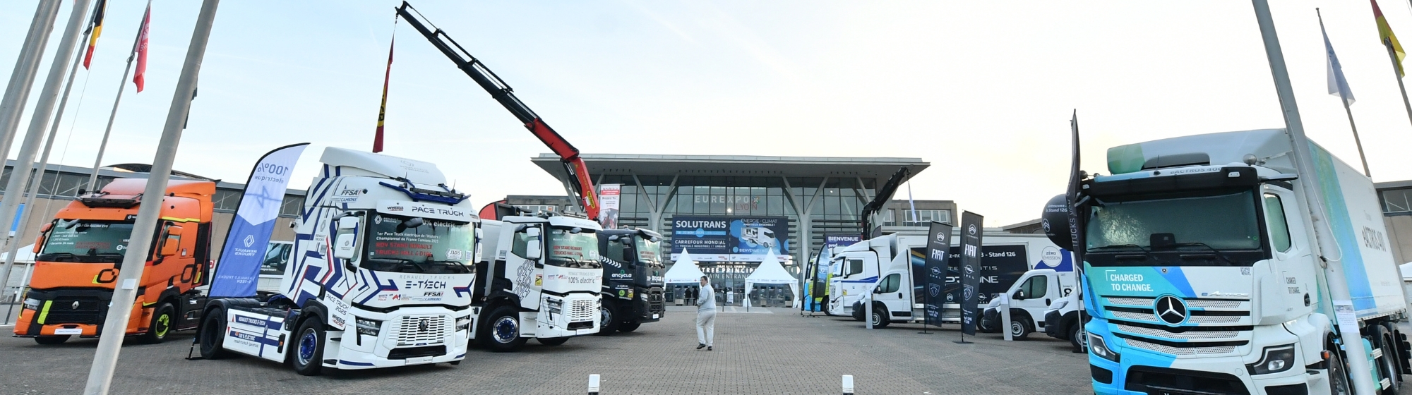 entrance to Eurexpo Lyon Solutrans 2025