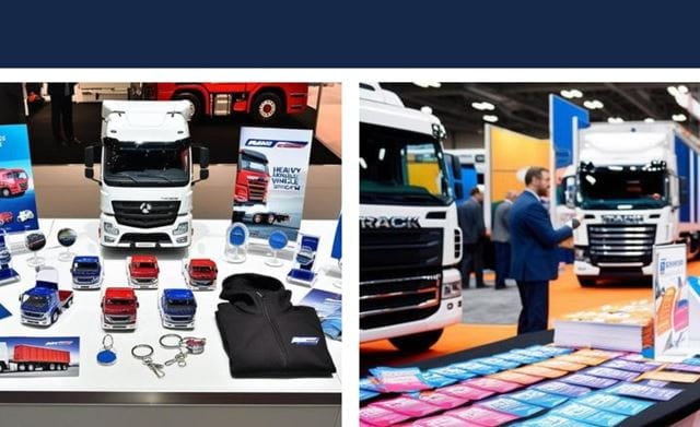 aperçu de la promotion des exposants via les goodies et documents imprimés