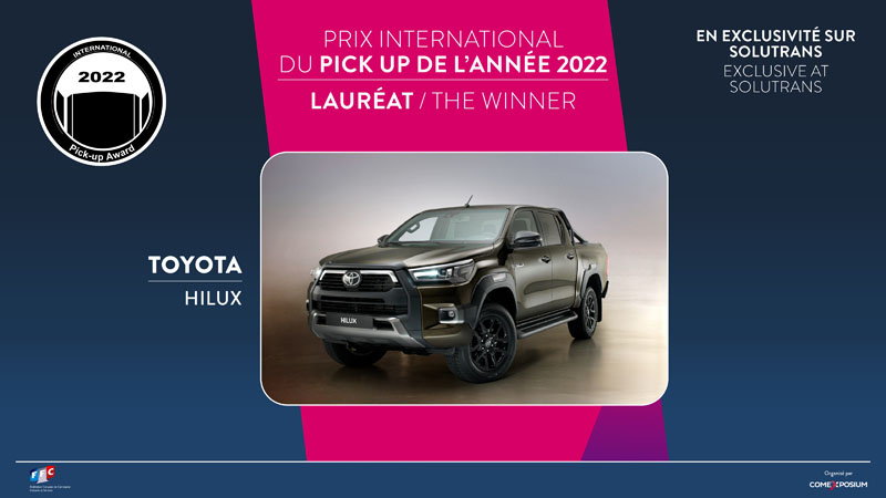 Gagnant du prix international du pick up de l’année 2022 – Toyota - Hilux 